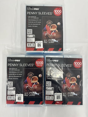 Ultra PRO penny sleeves clear 2.5 x 3.5 inch sleeve for card protection during play.