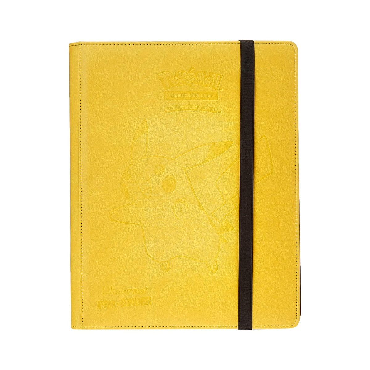 Ultra Pro Pikachu Premium Pro Binder side-loading pages keep cards securely in place.