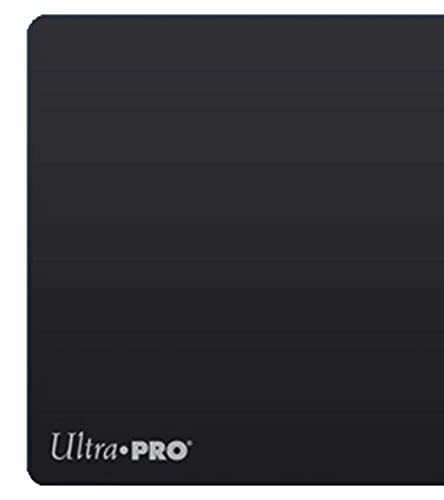 Ultra PRO Playmat solid black, 13.5 by 24 inches, offers ample workspace.