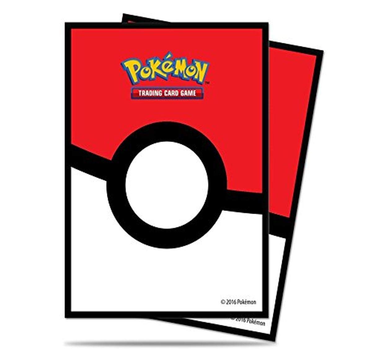 Ultra Pro Pokeball deck protector sleeves protecting standard cards with archival-safe materials.
