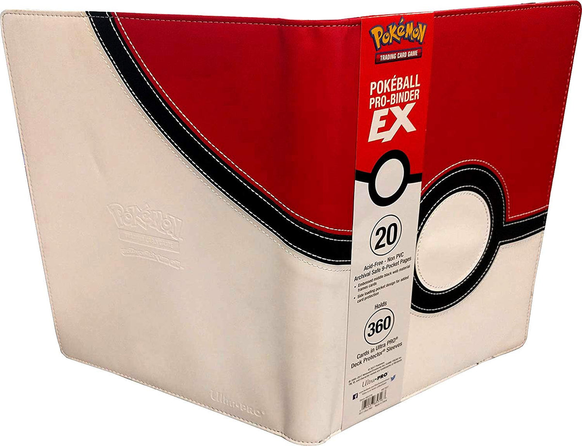 Ultra PRO binder with side-loading pockets keeps cards secure during transport.