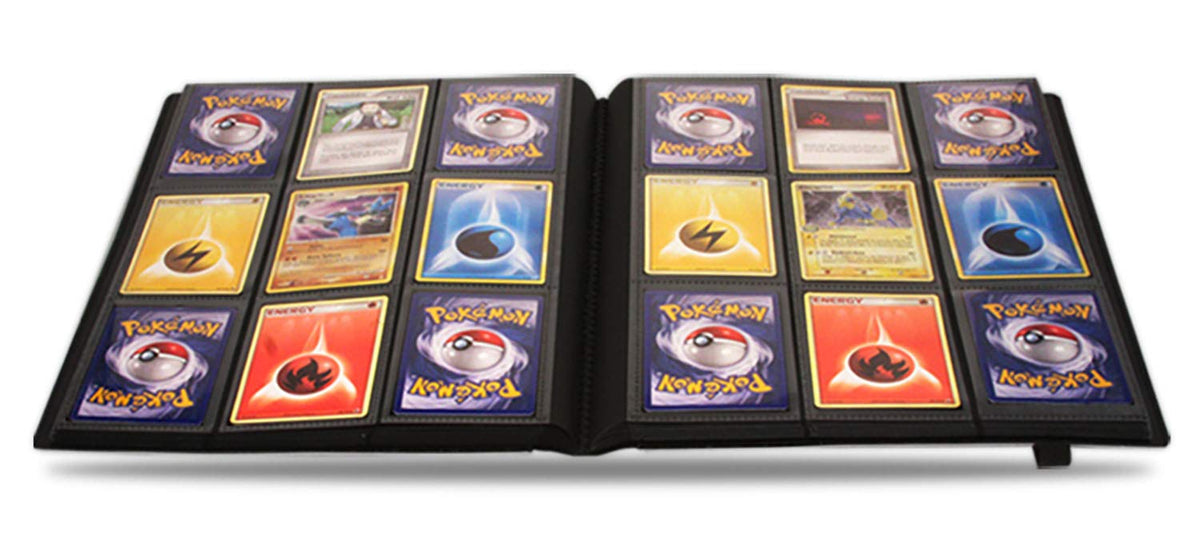 Ultra PRO binder with elastic strap ensures closed storage after play sessions.