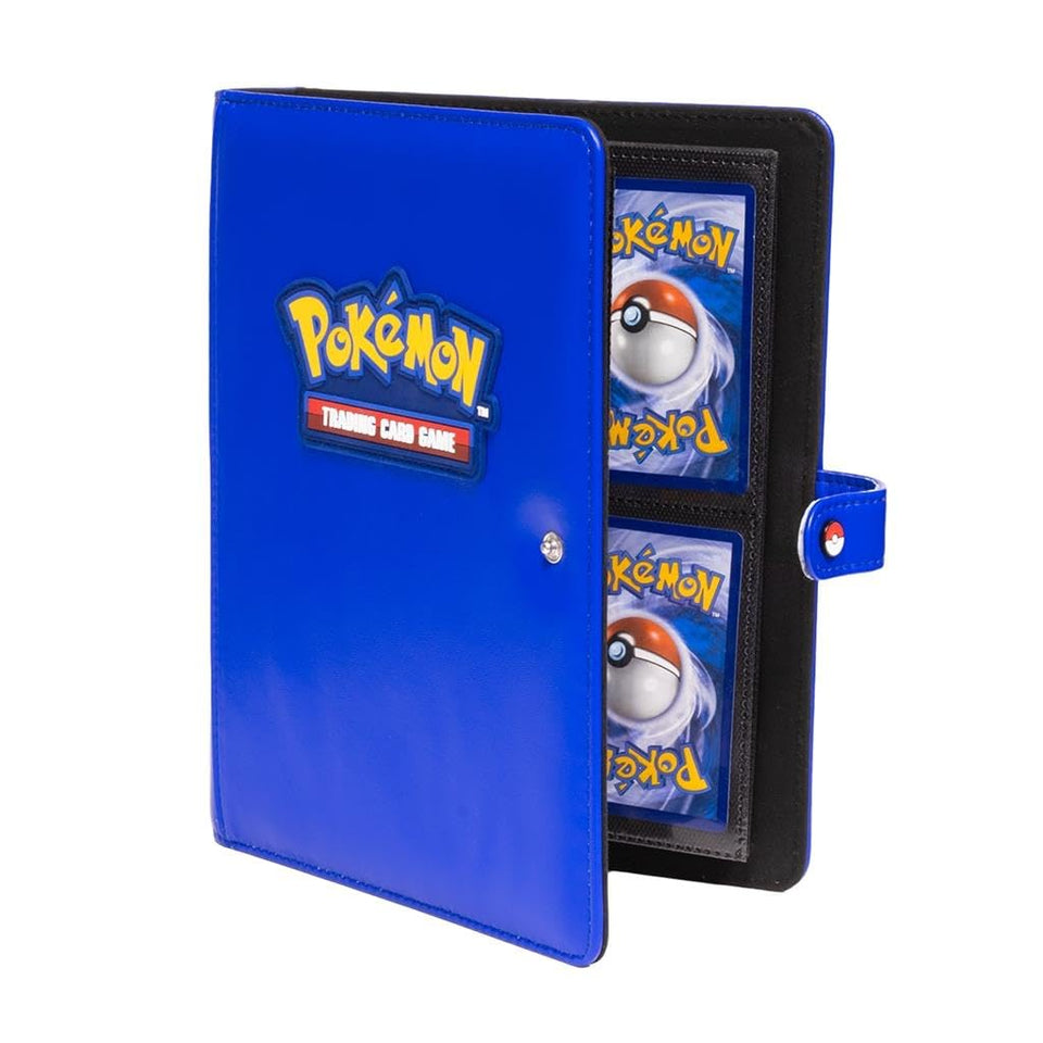 Ultra Pro Premium Pokémon 4-Pocket Snap Binder securely stores up to 160 cards for tournaments
