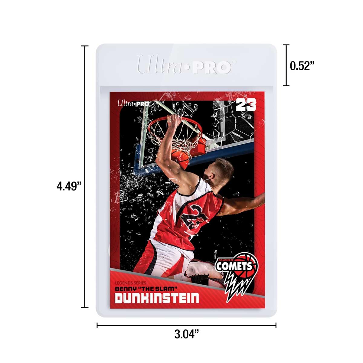 Stacked Ultra Pro sleeves for organized card protection