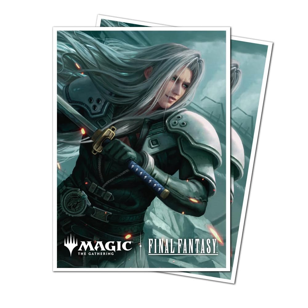 Ultra PRO Sephiroth Wisnu Tan Apex sleeves showcase textured back artwork