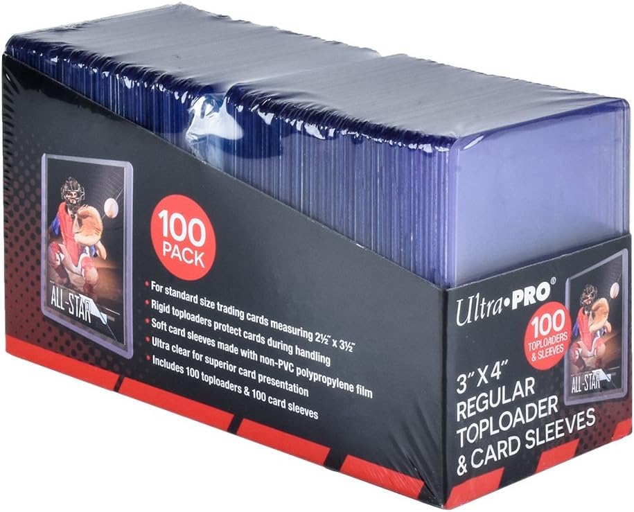 ULTRA PRO standard 3x4 top-loader fits most trading cards.
