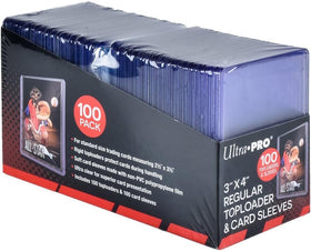 ULTRA PRO standard 3x4 top-loader fits most trading cards.