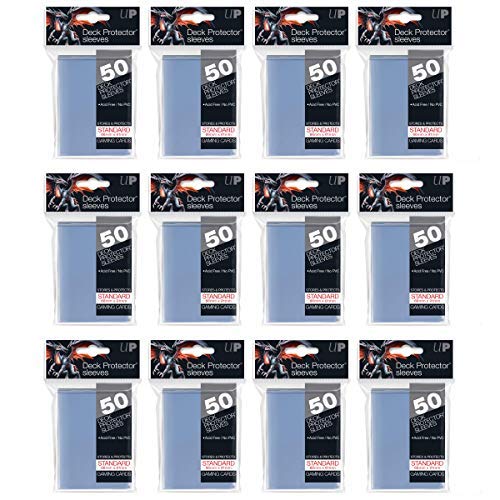 Ultra Pro Standard Deck Clear Sleeves 600-count package protects cards during storage and transport