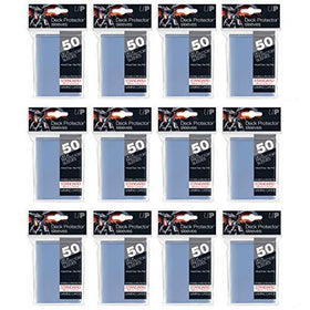 Ultra Pro Standard Deck Clear Sleeves 600-count package protects cards during storage and transport