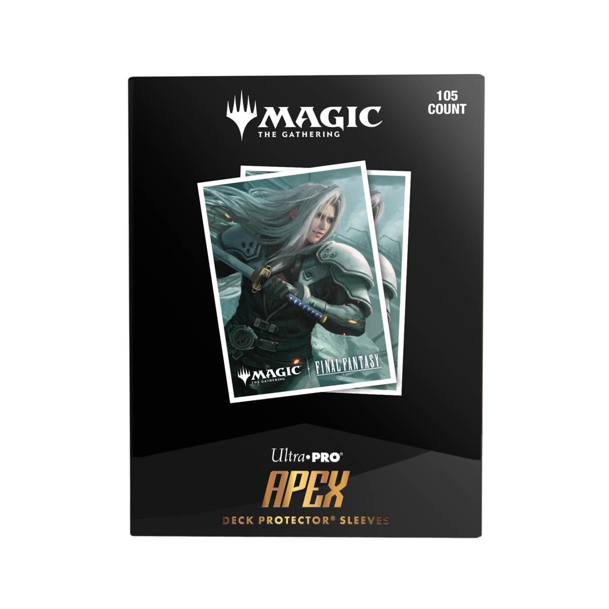 Ultra PRO textured-back sleeves emphasize durability during play