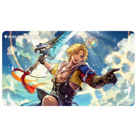 Ultra Pro Tidus Commander art playmat enhances MTG setup with vibrant exclusive artwork.