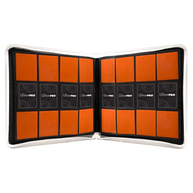 Inside pages with Ultra PRO Vivid PRO-Binder side-loading pockets organize standard-size cards