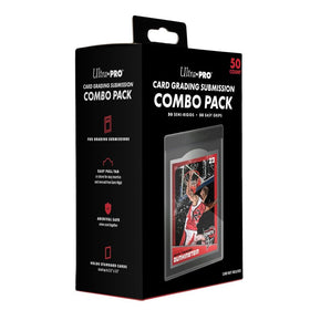 Ultra PRO grading submission semi-rigid sleeves protect graded cards during transit