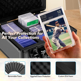 ULTRGEE aluminum frame emphasizes lightweight durability for long-lasting card organization.