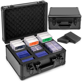 ULTRGEE top loader storage box exterior with protective shell shielding cards from dust and shocks.