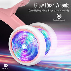 Umatoll EVA wheels offer quiet, non-slip grip on various surfaces