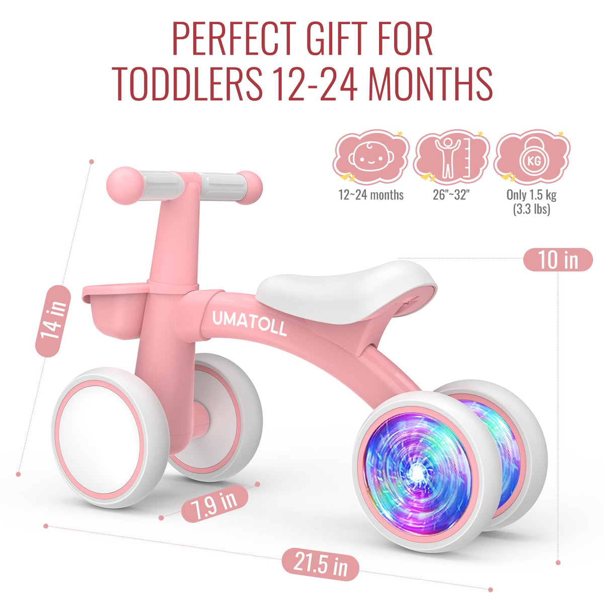 Umatoll indoor-outdoor ride supports safe fun on various surfaces