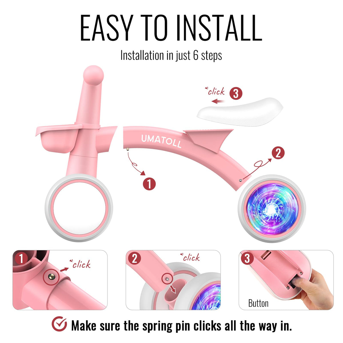 Umatoll safety features include a 135-degree limiter to help steering safety