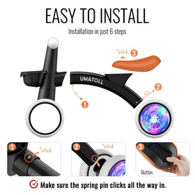 Umatoll Safety-First Baby Balance Bike steering limiter aids safe first rides
