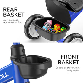 Umatoll blue three-position seat adapts to growth