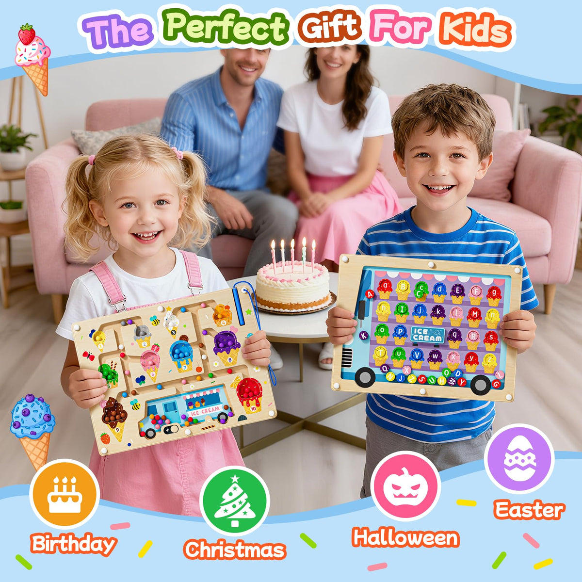 UMEREACT educational toy supports at-home and classroom activities for early learners.