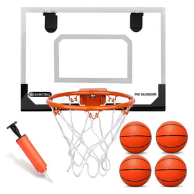 Umnodobn mini basketball hoop door backboard for durable indoor play.