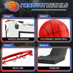 Umnodobn nine-inch dunk rim improves shooting practice and game feel.