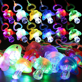 U-MOJOK glow pacifier necklace shining bright for party visibility