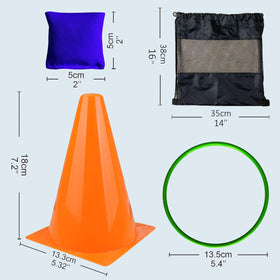 unanscre 31pcs carnival set outdoor fun for lively family activities.