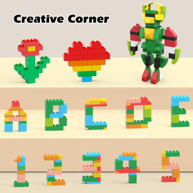 Unasas color bricks encourage color recognition and vibrant building.