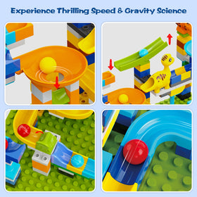Unasas dino figures and house scene inspire imaginative storytelling during build-and-play sessions