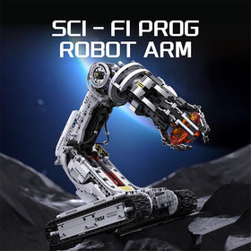 UNCLE BRICK remote control robot arm demonstrates left-right and forward-back motion