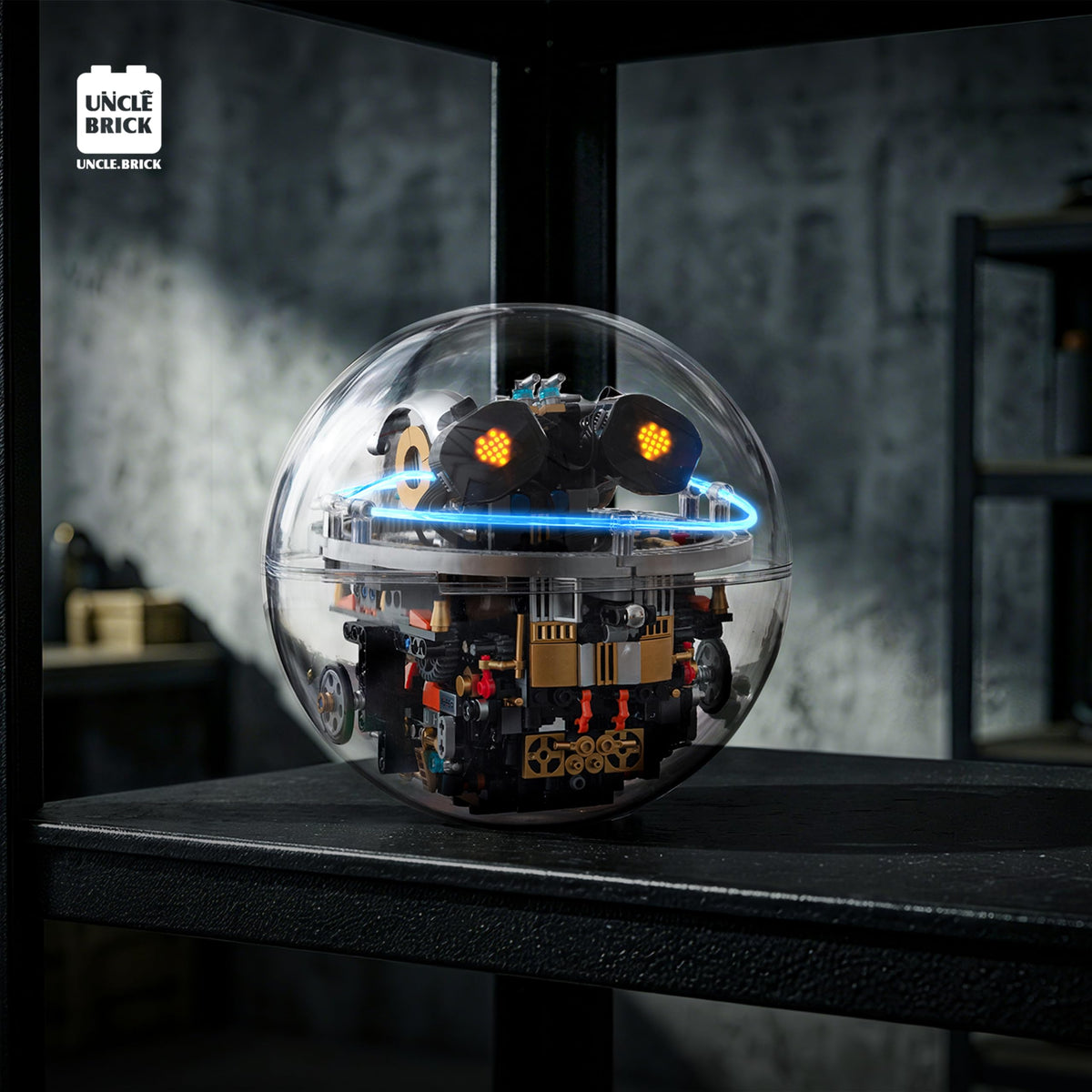 UNCLE BRICK remote-controlled robot demonstrating precise movement and interactive play.