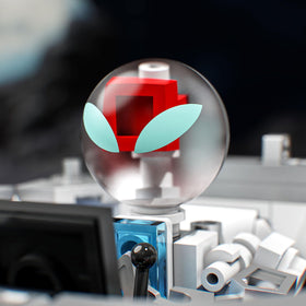 UNCLE BRICK Space UFO cockpit inside reveals inner details