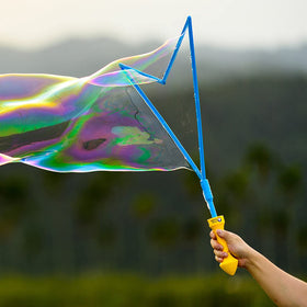 Party-ready outdoor bubble fun with Uncle Bubble kit