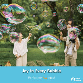 Uncle Bubble storage keeps unopened packets fresh for later use