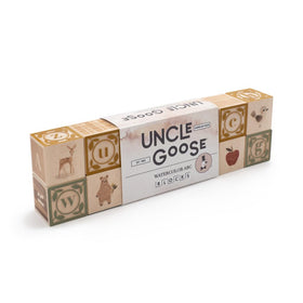 Uncle Goose Watercolor ABC Blocks nature-inspired illustrations for imaginative play
