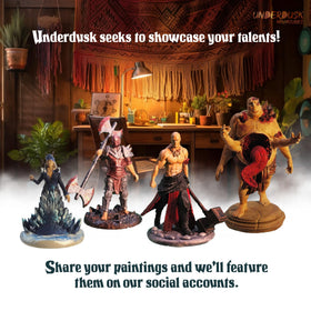 Underdusk Chaotic Encounters Color-coded figures to speed up initiative and enemy-tracking