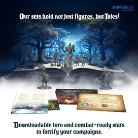 Underdusk Chaotic Encounters Standard 28mm figures set ready for quick table use