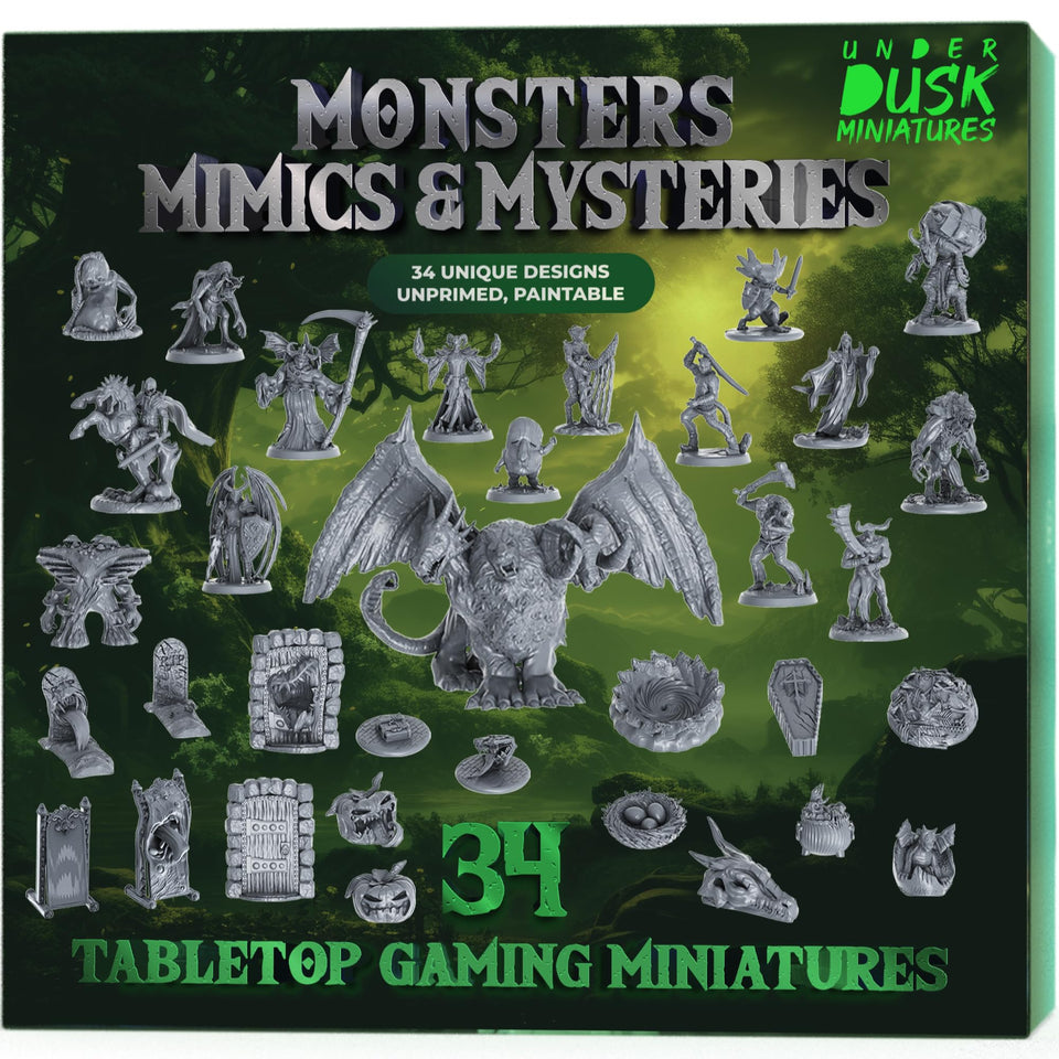 Underdusk Chimera Boss miniature for epic boss encounters on the grid.