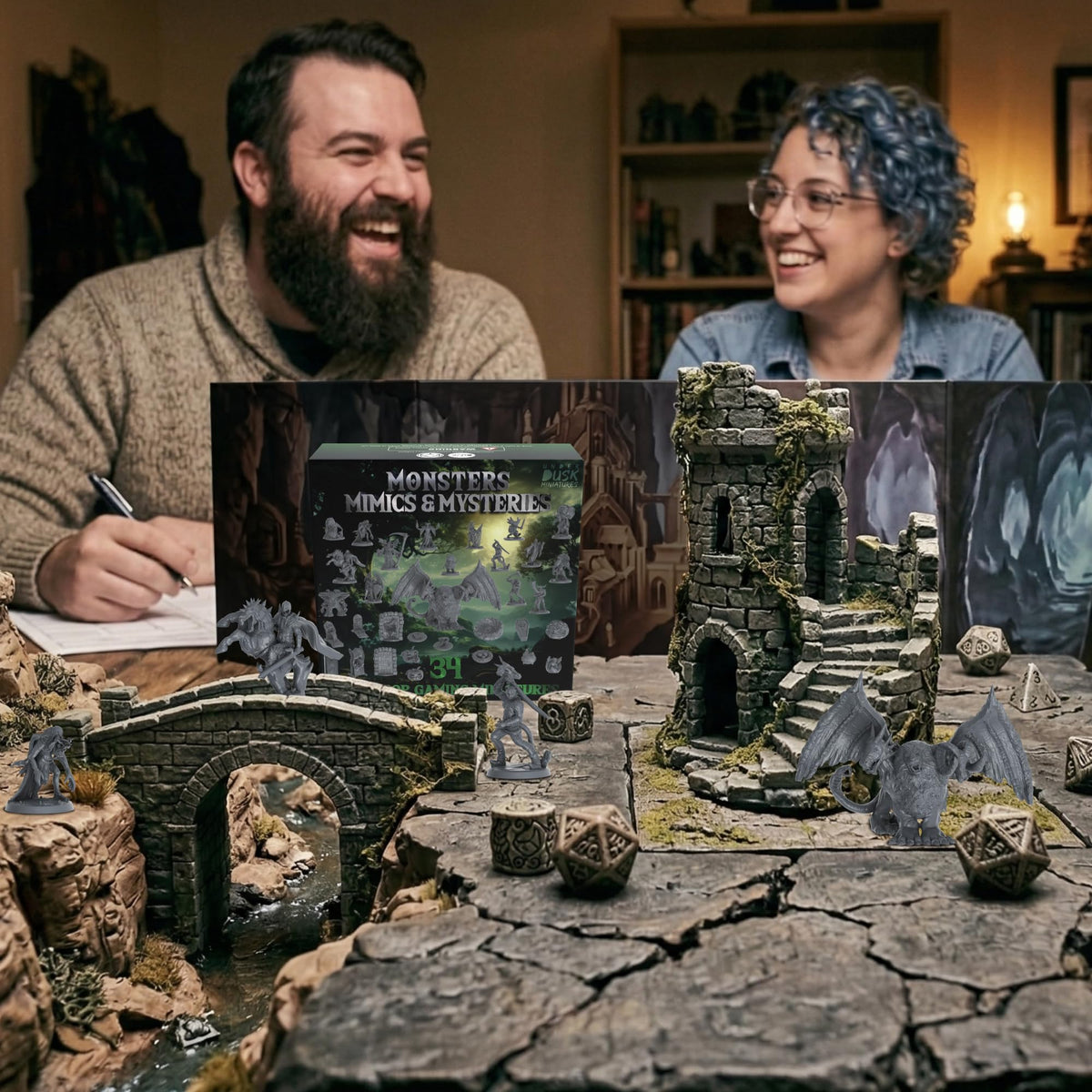 Underdusk Dungeon Terrain Dragon Skull piece for cover and lore.