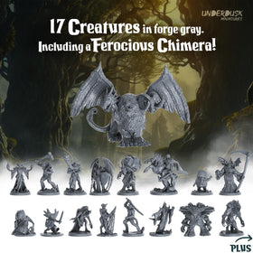 Underdusk Monster 01 miniature adds unique creature variety to campaigns.