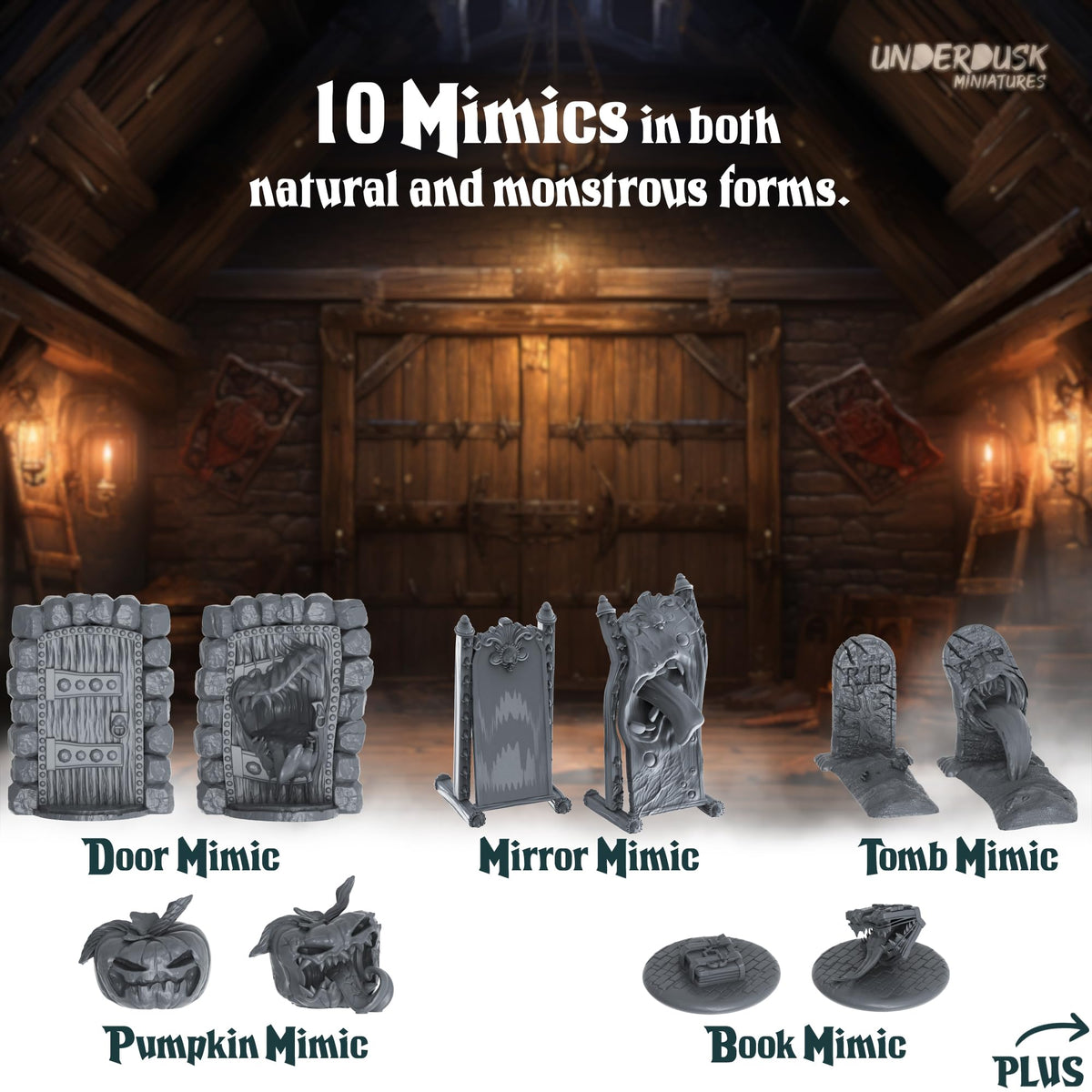 Underdusk Monster 02 miniature for diverse party encounters.
