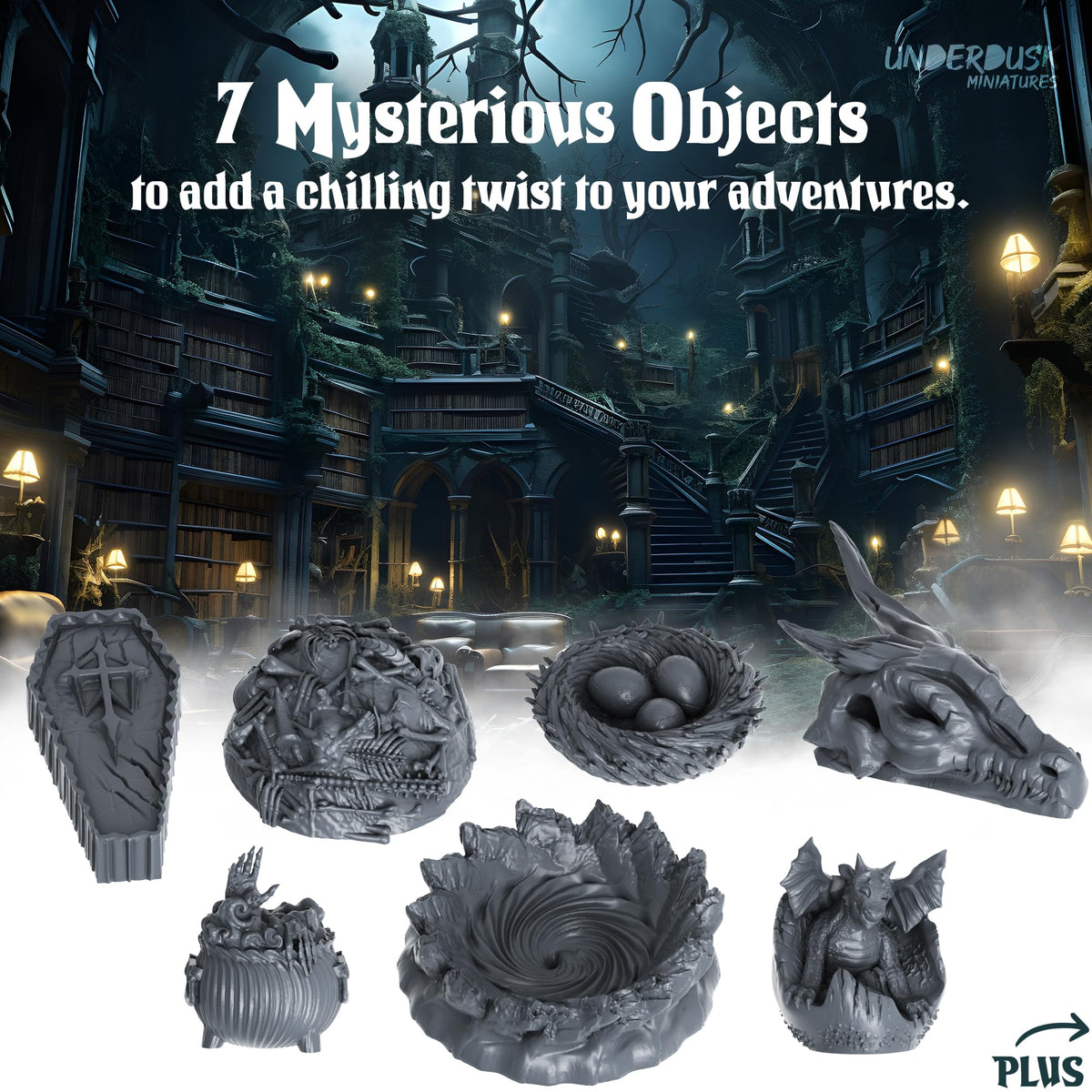 Underdusk Monster 03 miniature designed for dramatic reveals at the table.