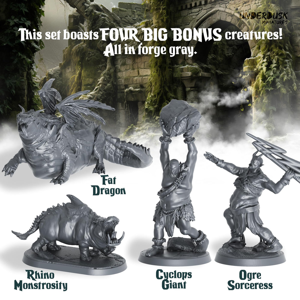 Underdusk Cyclops Giant miniature ideal for epic encounters.