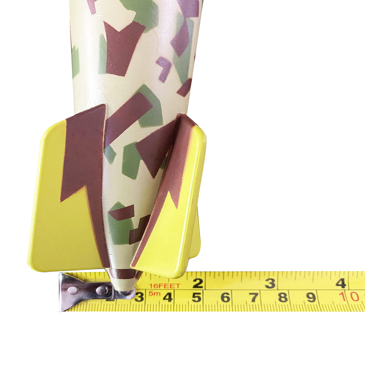 Underwater Torpedo League torpedo glider, green 11oz rubber for durability.