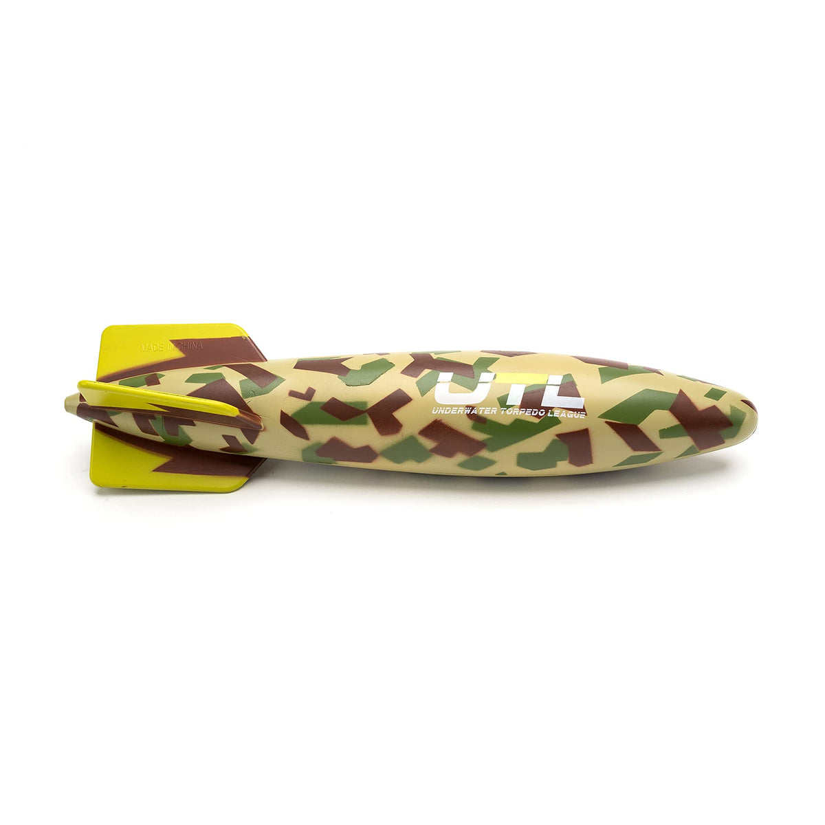 Underwater Torpedo League torpedo glider side view, ideal for long glides.