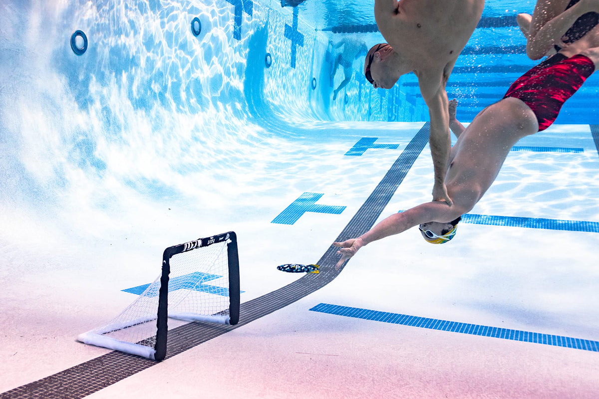 11oz rubber body provides momentum for longer, stable glides in pools