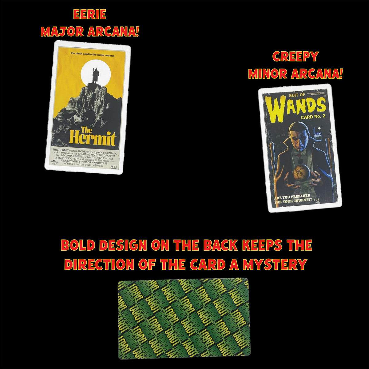 Instruction book for Todd Alcott Horror Tarot by The Unemployed Philosophers Guild