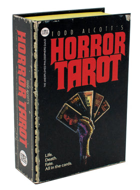 Display-ready packaging for The Unemployed Philosophers Guild Horror Tarot deck